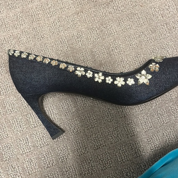 Dior denim crystal shoe - Picture 6 of 11